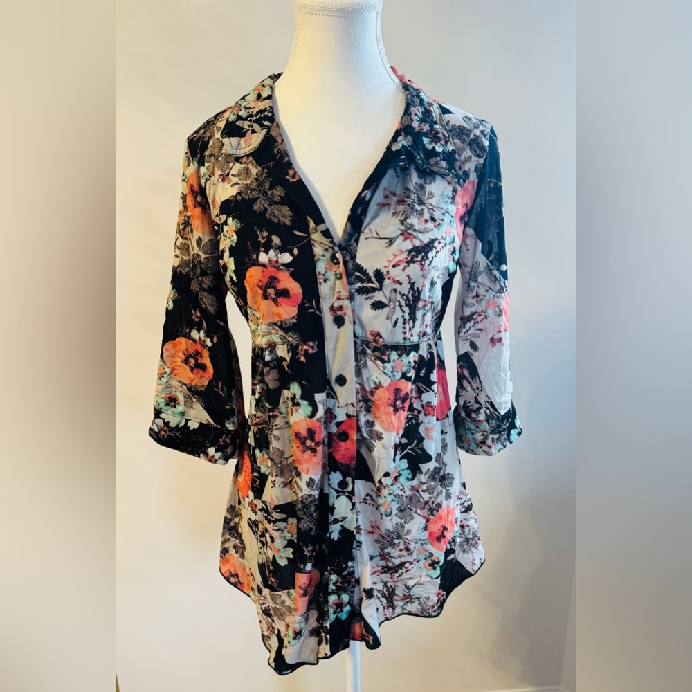Style & Co - Women’s Floral Blouse - Size Small